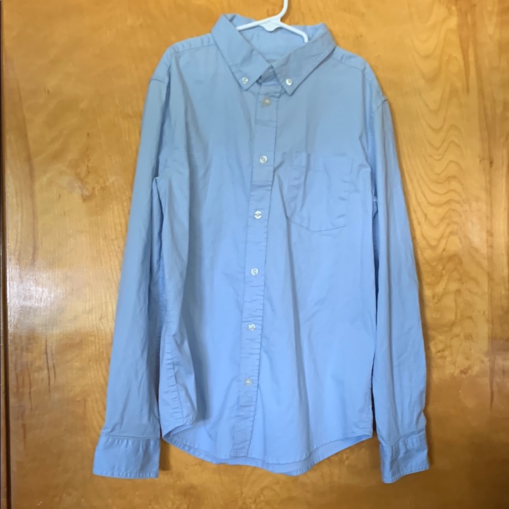 EUC Boys Size XL 14/16 Wonder Nation Long Sleeve Button Down Shirt